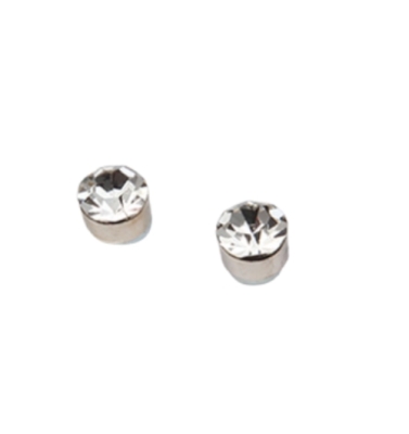 Fancy Magneet Oorbellen - Zilver