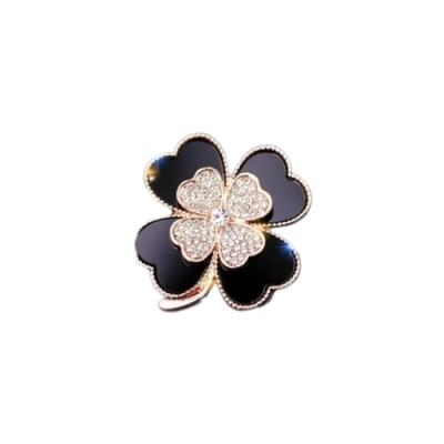 Klaver Broche - Goud
