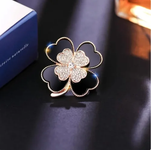 Klaver Broche - Goud