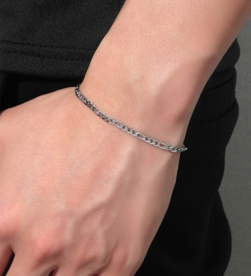Figaro Armband - Zilver