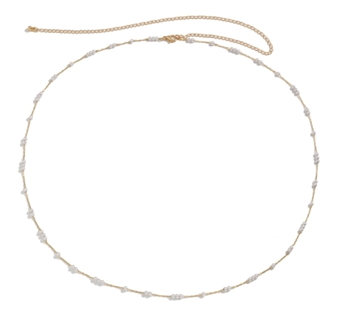 Parel Buikketting - Goud