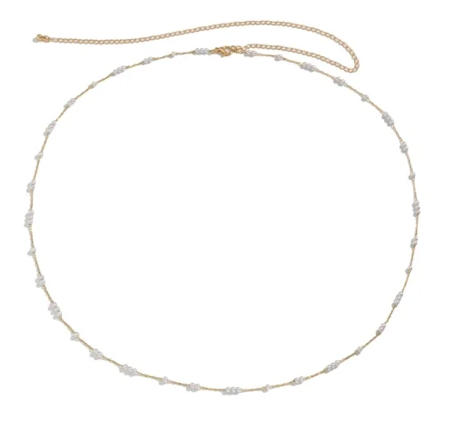 Parel Buikketting - Goud