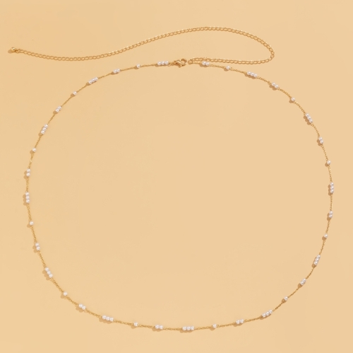Parel Buikketting - Goud