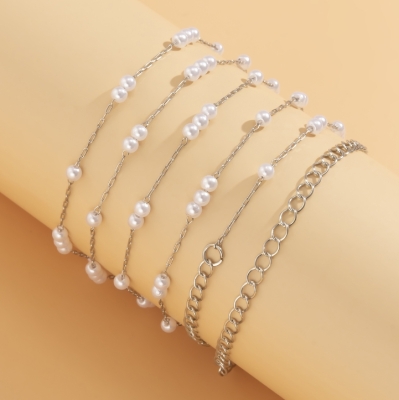 Parel Buikketting - Zilver