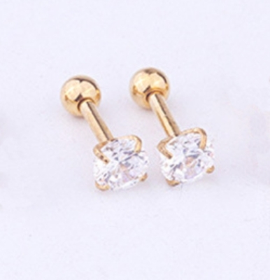 Staaf Piercing - Goud - 4mm