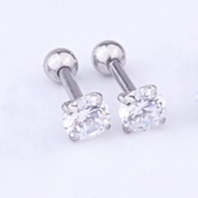 Staaf Piercing - Zilver