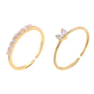 Double Fancy Ringen - Goud