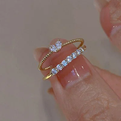 Double Fancy Ringen - Goud