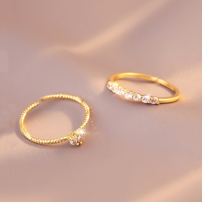 Double Fancy Ringen - Goud