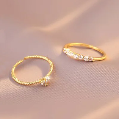 Double Fancy Ringen - Goud