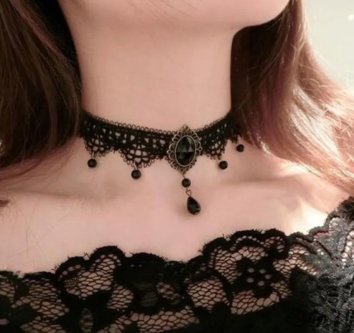 Steen Choker - Zwart