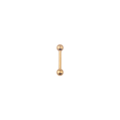 Barbell Piercing - Goud