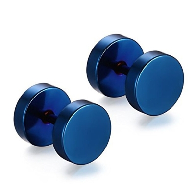 Studs Oorbellen - Blauw