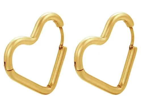 Hartje Oorbellen - Goud