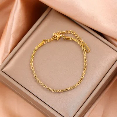 Rope Armband - Goud