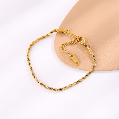 Rope Armband - Goud