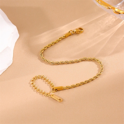 Rope Armband - Goud