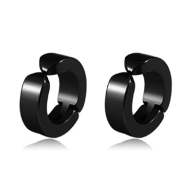 Classic Clips Oorbellen – Zwart