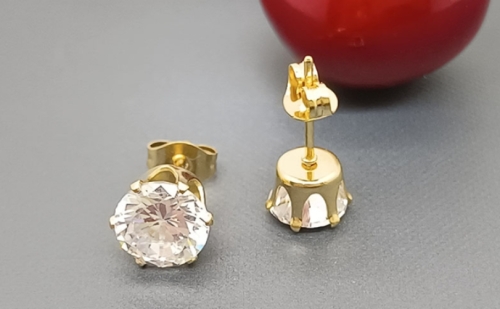 Kleine Steker Oorbellen - Goud