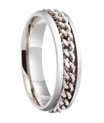 Ketting Ring - Zilver