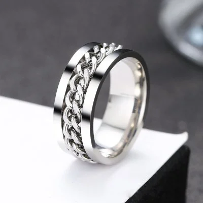 Ketting Ring - Zilver