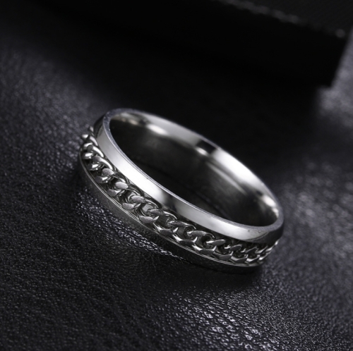 Ketting Ring - Zilver