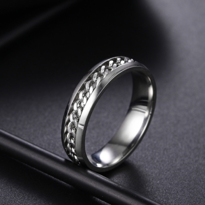 Ketting Ring - Zilver
