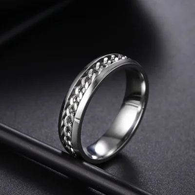 Ketting Ring - Zilver