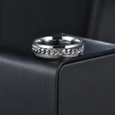 Ketting Ring - Zilver