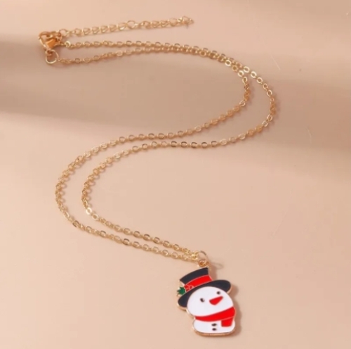 Sneeuwpop Ketting - Goud