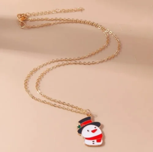 Sneeuwpop Ketting - Goud