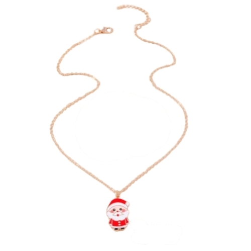 Kerstman Ketting - Goud