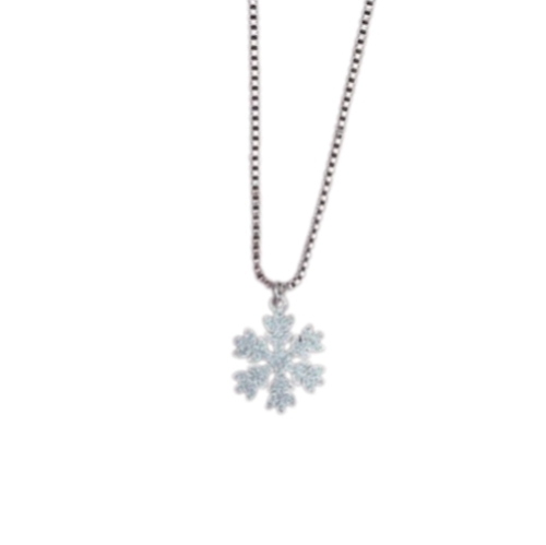 Sneeuwvlok Ketting - Zilver