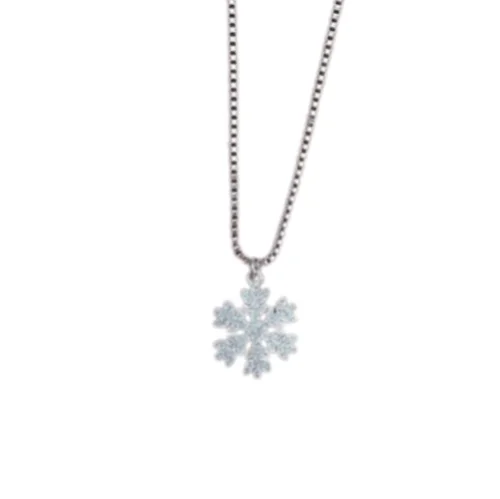 Sneeuwvlok Ketting - Zilver