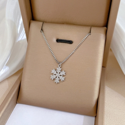 Sneeuwvlok Ketting - Zilver