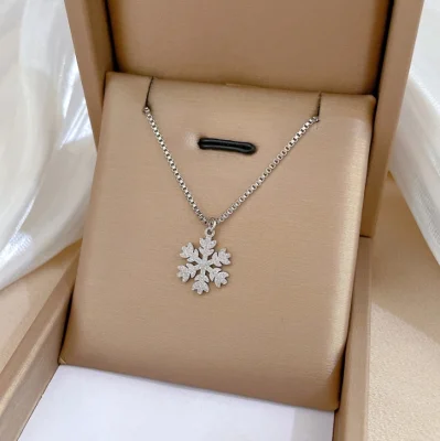 Sneeuwvlok Ketting - Zilver