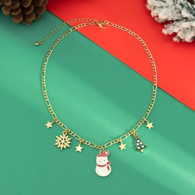 Sneeuwpop Figaro Ketting - Goud