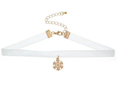 Sneeuwvlok Choker - Wit
