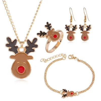 Rendier Sieraden Set - Goud