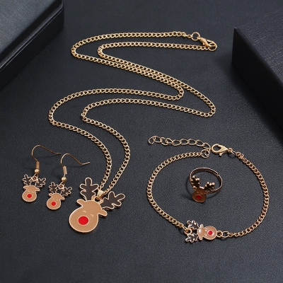 Rendier Sieraden Set - Goud