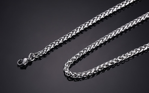Woven Ketting - Zilver