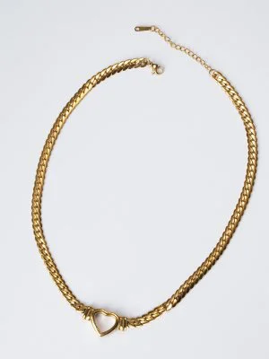 Big Hartje Ketting - Goud