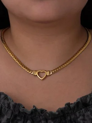 Big Hartje Ketting - Goud