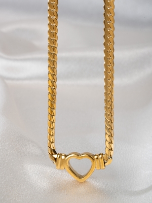 Big Hartje Ketting - Goud