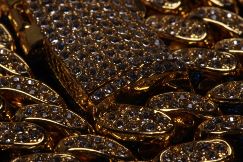Iced Out Cuban Ketting - Goud