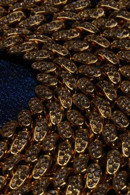 Iced Out Cuban Ketting - Goud