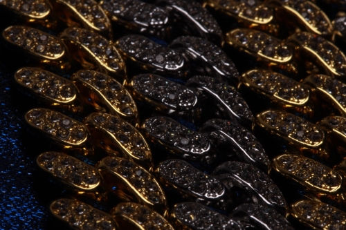 Iced Out Cuban Ketting - Goud