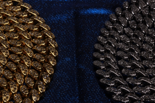 Iced Out Cuban Ketting - Zilver
