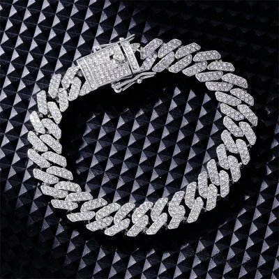 Iced Out Cuban Bracelet - Zilver