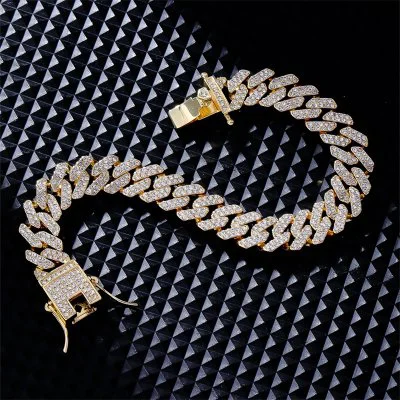 Iced Out Cuban Bracelet - Goud